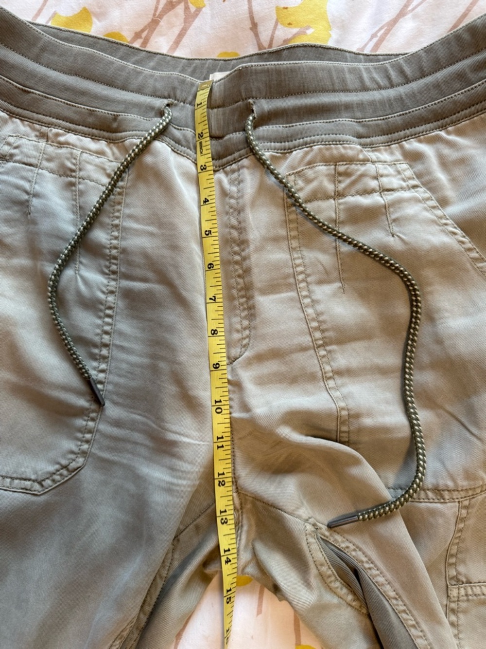 Anthropologie Olive/Taupe Women’s Drawstring Joggers - Picture 8 of 8